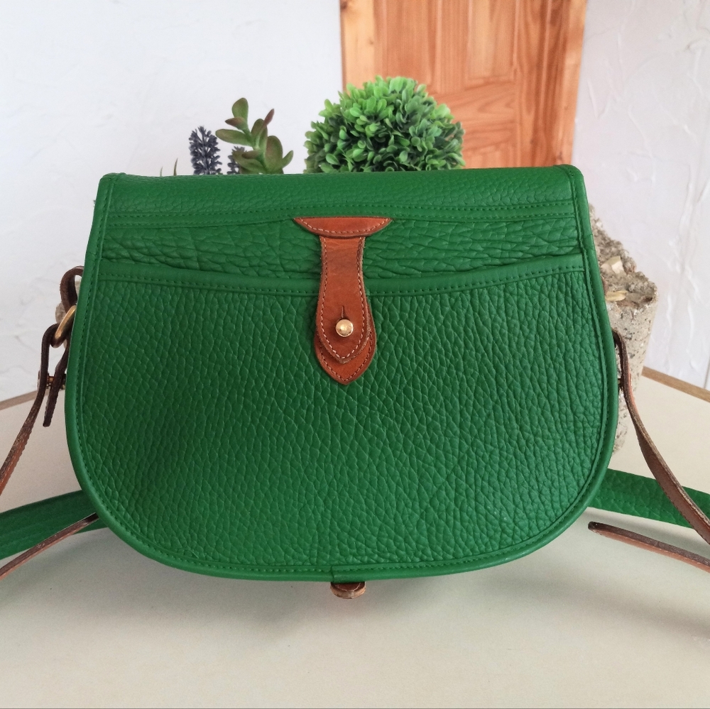 Dooney & Bourke Vintage, 1992, AWL Western Saddle Bag, Medium Size - Picture 4 of 14